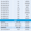 boxed tubing sizes