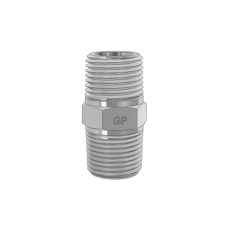 Hex Nipple Steel